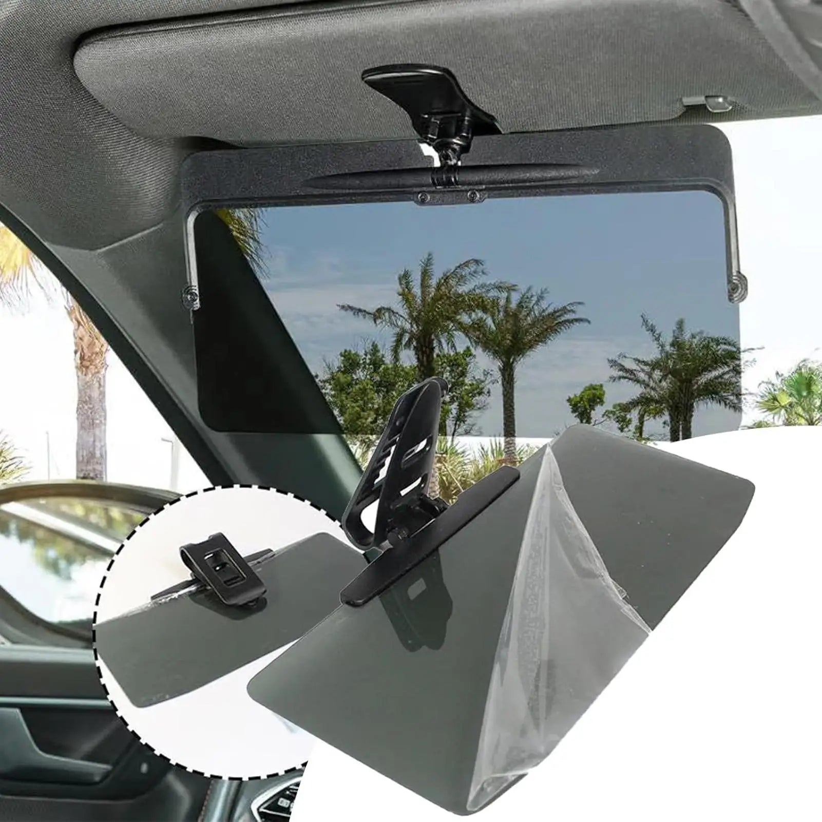 Safety Driving Day Night Sun Protection Antidazzle Car Visor Shade UV