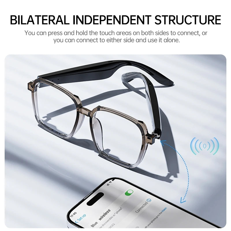 Bluetooth Audio Glasses Smart Translation Function 6-hour Playback