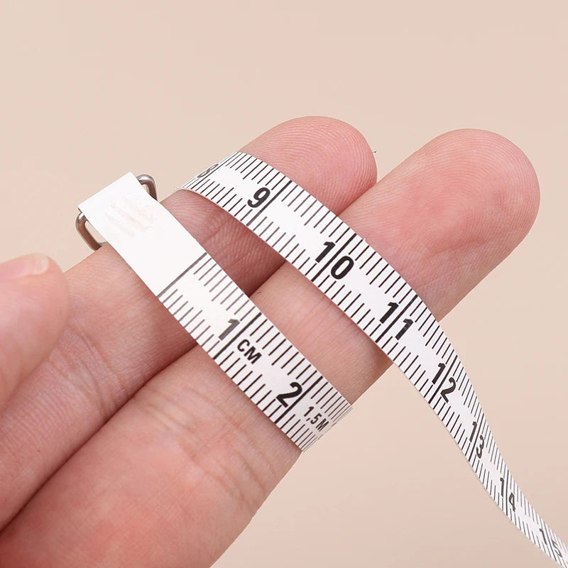 Mini ABS Plastic Measure Ruler Centimeter Inch Roll Tape 150/60Inch Keychain Tape Measure Portable Retractable Measuring Tool Zpaxo