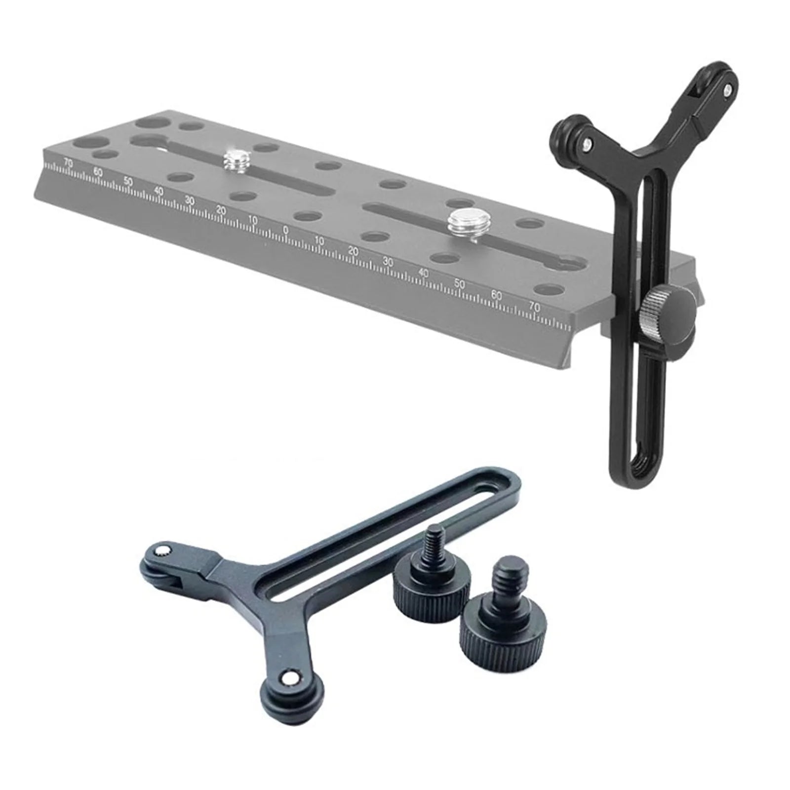 Y Shape Lens Support Bracket Double Wheels System 22- Height