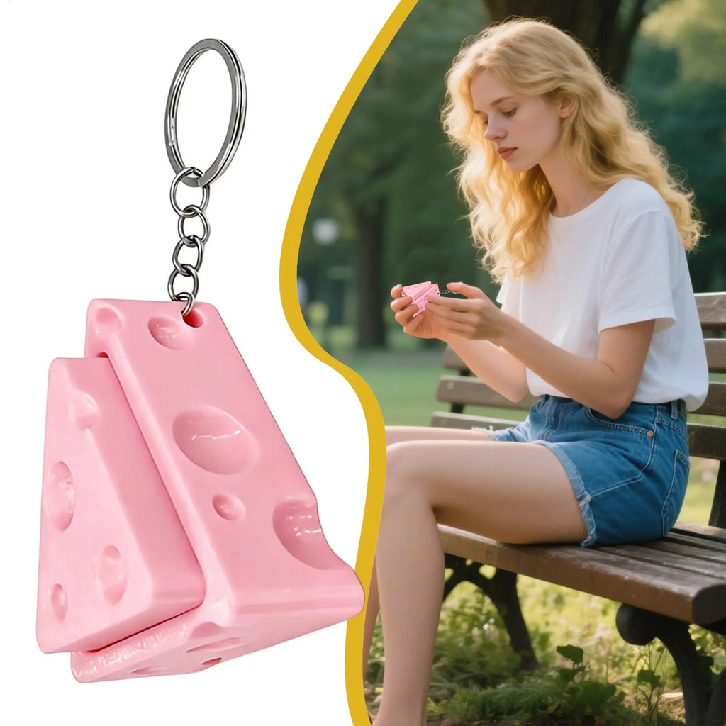 Keyboard Clicker Fidget Portable 3D Printed Cute Clicker Keyboard Fidget Charm For Kids Adults Teens Office School Travel Zpaxo