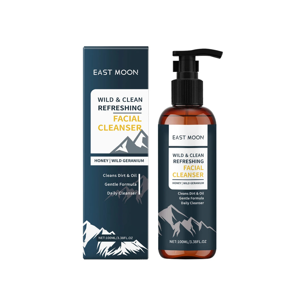 Men's Nourishing Face Cleanser Gently Cleanses Skin Refreshing Zpaxo 100ml boxed