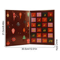 24 Days Christmas Advent Calendar Box Refillable Supports Countdown