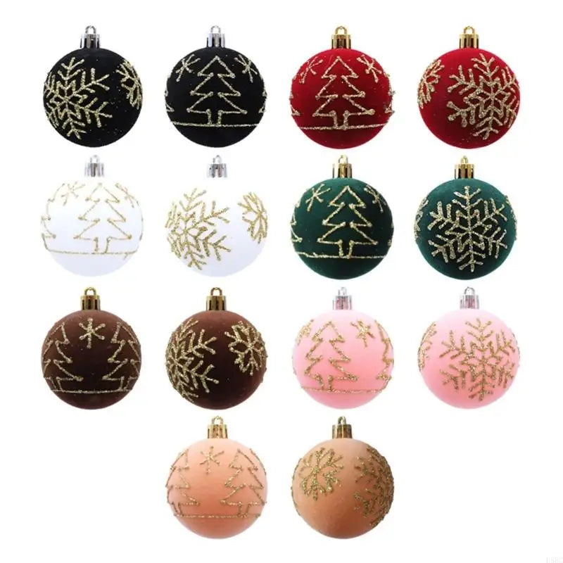 Christmas Baubles Hanging Decorations Tree Wreath Mantels Window