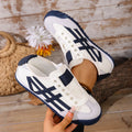 Women Sneakers 2025 New Couple Casual Sneakers Women Lace Up Soft Sole Flat Sports Shoes Classic Walking Running Shoes Women Zpaxo WHITE 36