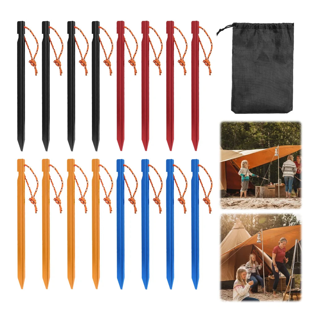 Tent Stakes Camping Aluminum Alloy Garden Outdoor Nails Canopy