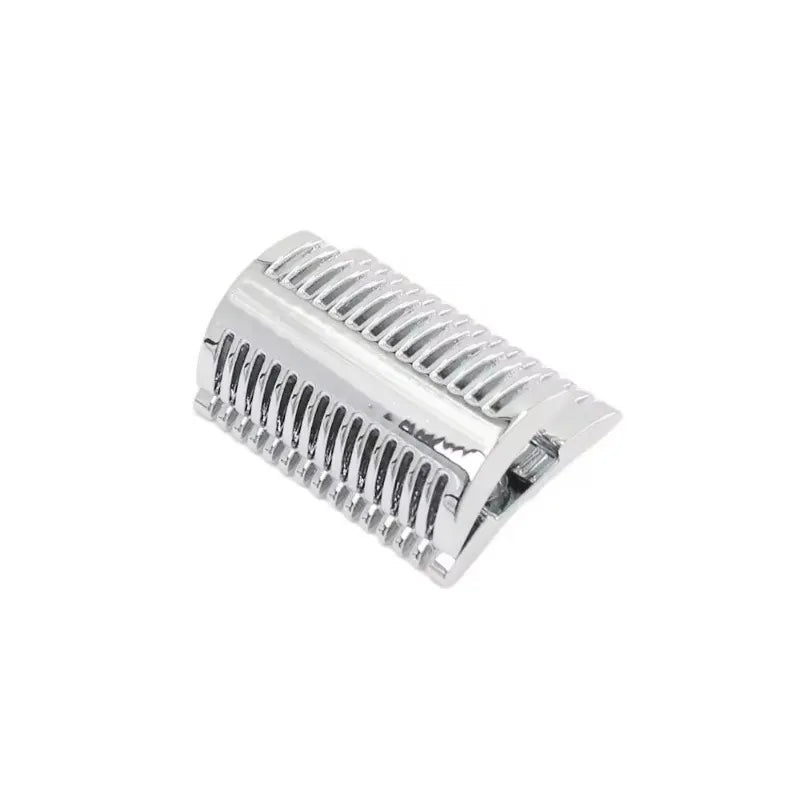 YAQI High Quality Chrome Mellon Mens Safety Razor Head For Shaving Solid Color Shaver replacement Accessory For Cleaning Face Zpaxo