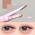 Meniscus Double-ended Silkworm Eyeliner Shadow Highlight Pen Waterproof Natural Brightening Aegyo Sal Pencil Contour Eye Makeup Zpaxo 01