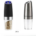 Electric Pepper Grinder Stainless Steel Automatic Gravity Shaker Salt Zpaxo 2pcs
