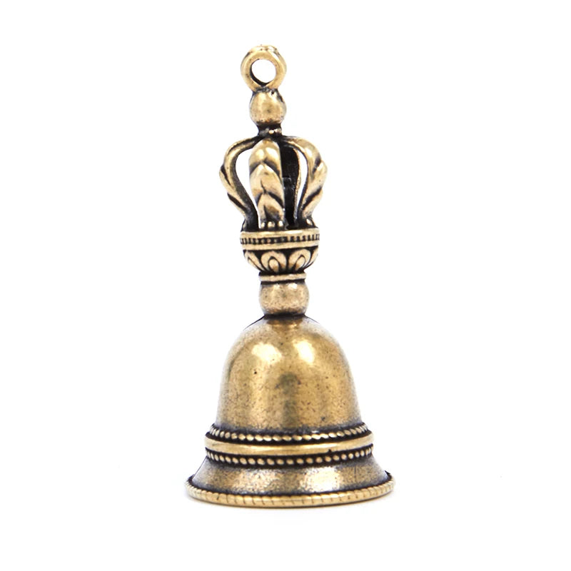 Brass Handicraft die-casting Wind Bell Tibetan Bronze Bell Metal Antique Bell Feng Shui Metal Wind Chime Fortune Jingle Bell Zpaxo
