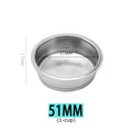 Espresso Filter Basket 51mm 58mm – 1/2/4 Cup Replacement Espresso Filter Basket Zpaxo 1 Cup 51mm