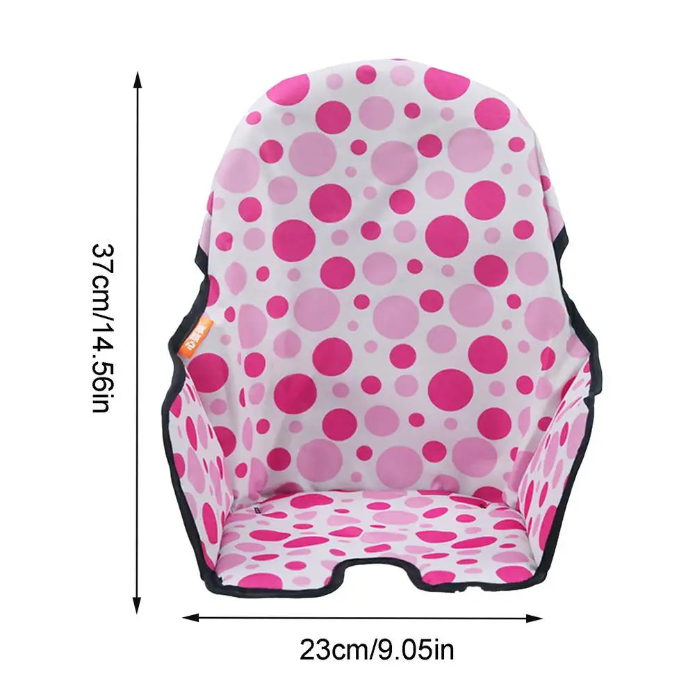 Baby High Chair Pads Oxford Cloth Seat Cover Soft Washable Chair Cushion Foldable High Chair Accessories for Antilop High Chair Zpaxo Pink China Mainland