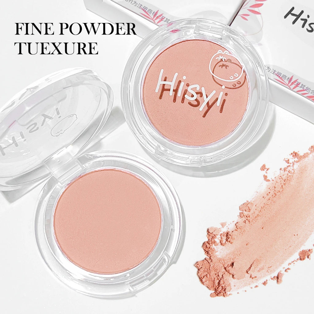 Daily Wear Blush Powder – Subtle Wine Glow, Fine Glitter Shimmer & Natural Flush Makeup Look Zpaxo
