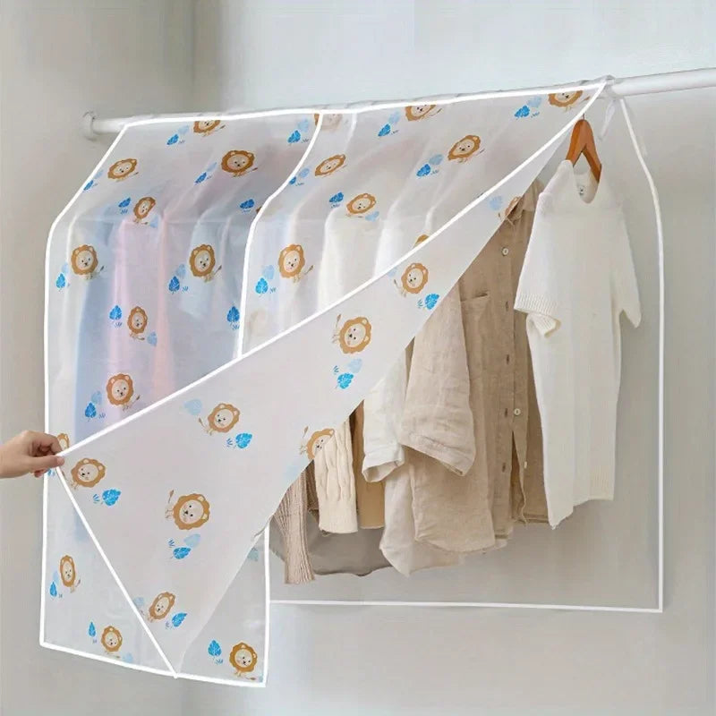 Translucent Dust-Proof Clothing Cover | Wardrobe Hanging Bag Garment Dust Cover Zpaxo