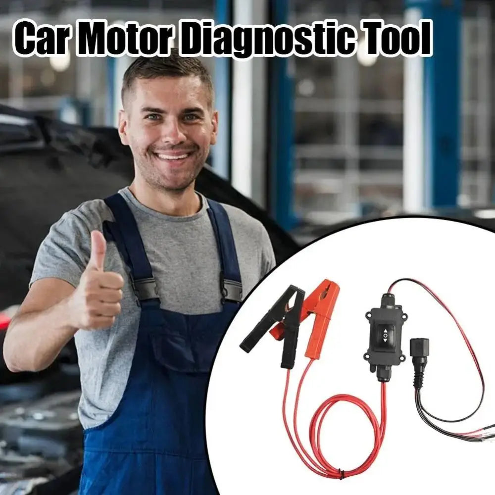 One-Click Operation Electronic Brake Caliper Reset Tool Heavy-Duty Alligator Clips No Computer Needed Special Service Tool Zpaxo