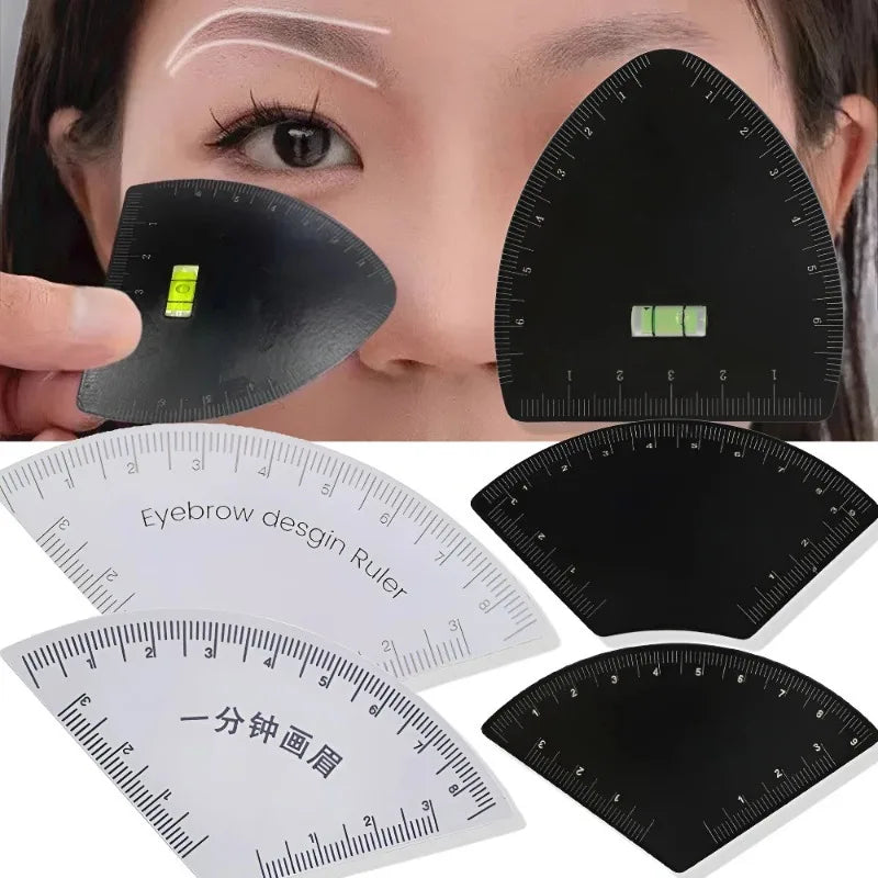 6 Shapes Drawing Eyebrow Desgin Ruler Microblading Mapping Tool 1