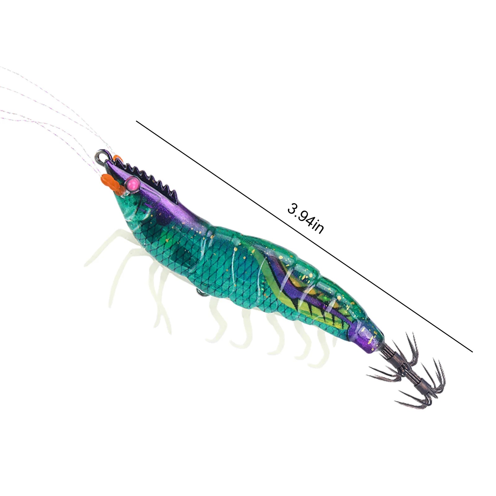 Fishing Squid Jigs Cuttlefish Lures Double-layer Rust-proof Hard