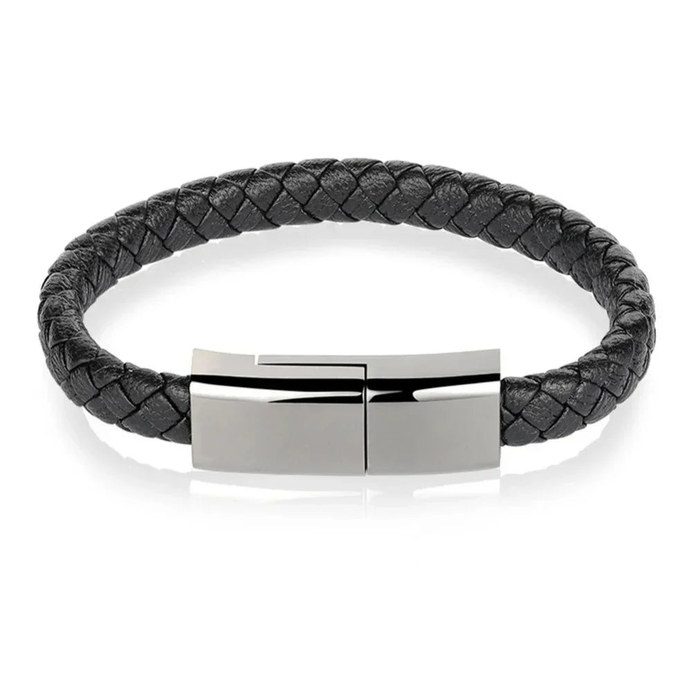 USB-C Bracelet Charging Cable – Fast Charge Wristband Cord USB-C Bracelet Cable Zpaxo C TO C (S)