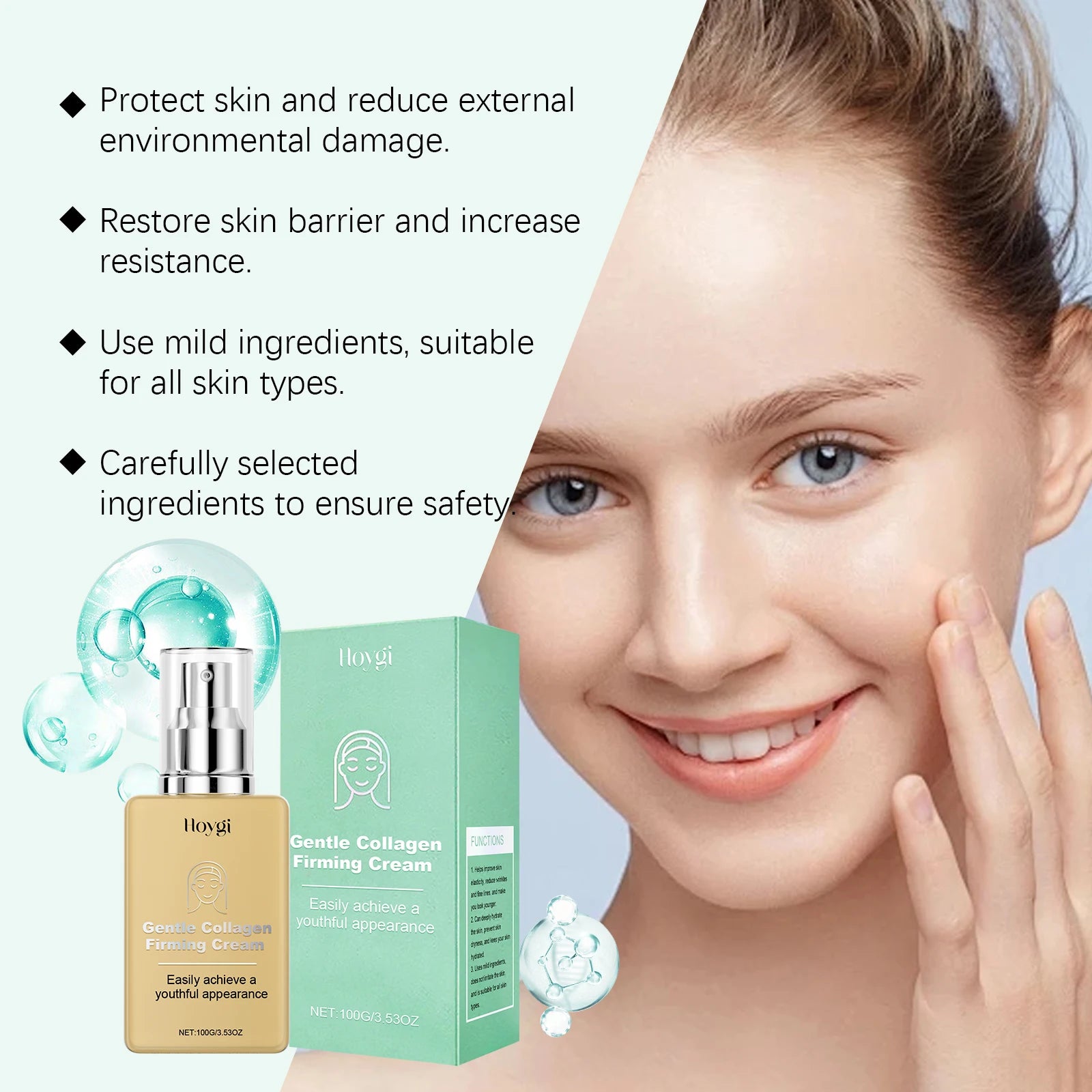 Hoygi Collagen Firming Cream – Hydrate, Brighten & Firm Skin Collagen Face Cream Zpaxo