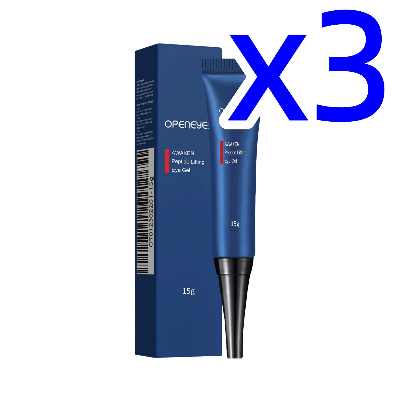 Retinol Eye Cream for Men – Bags, Dark Circles & Wrinkles Men's Eye Cream Zpaxo 15g Boxed X 3PCS
