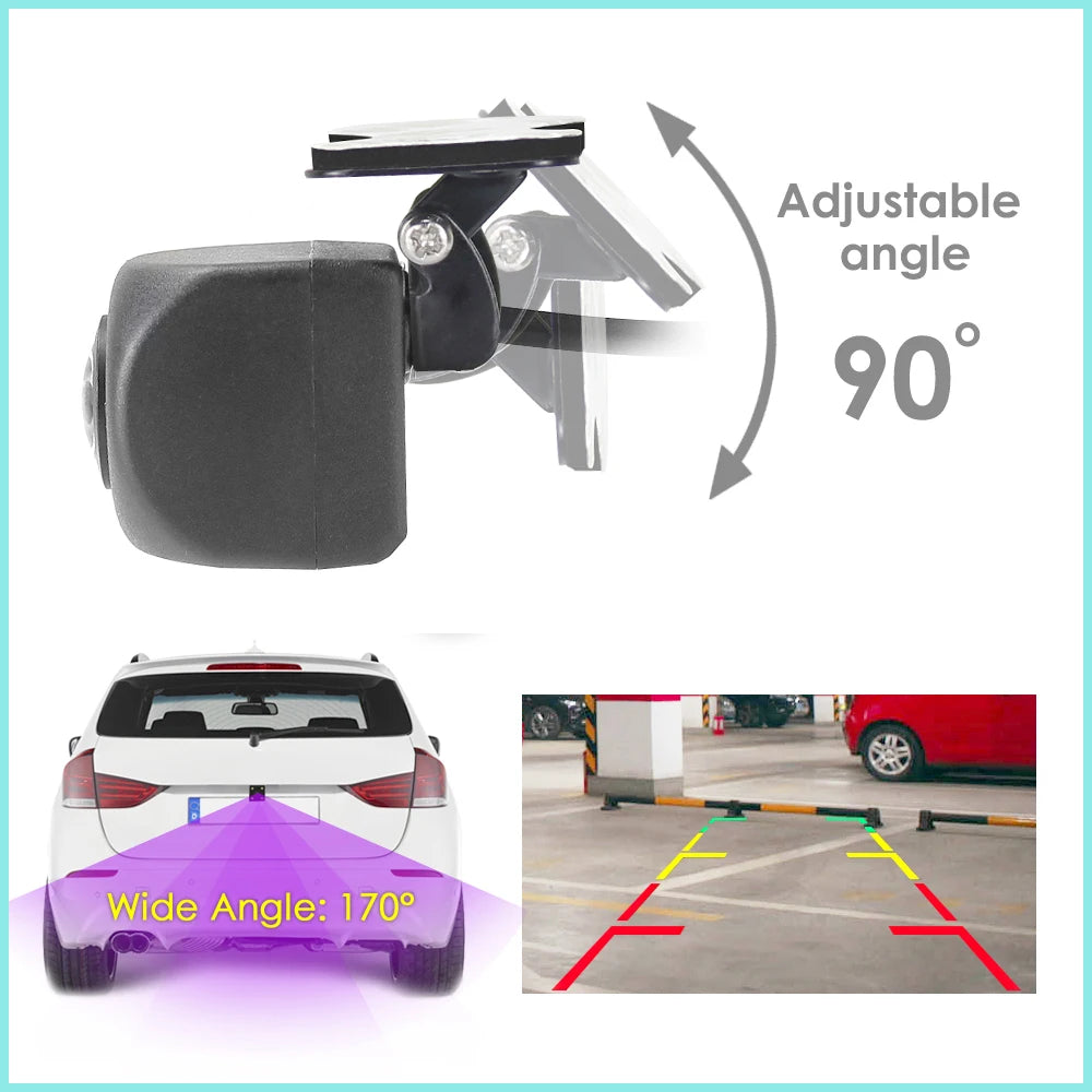 AHD CVBS HD Fisheye Reversing Camera IP68 Waterproof IR Night Vision
