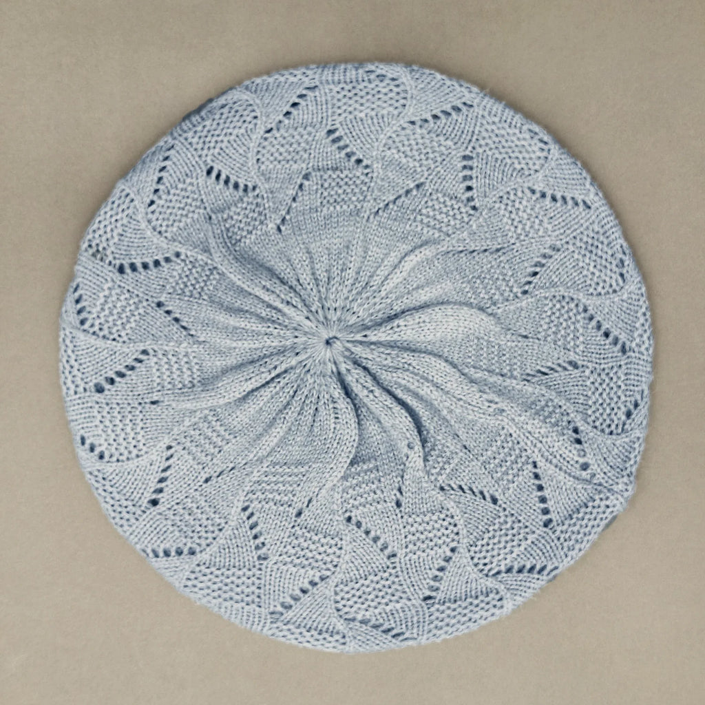 Mesh Breathable Beret – Lightweight Cotton Artist Hat
