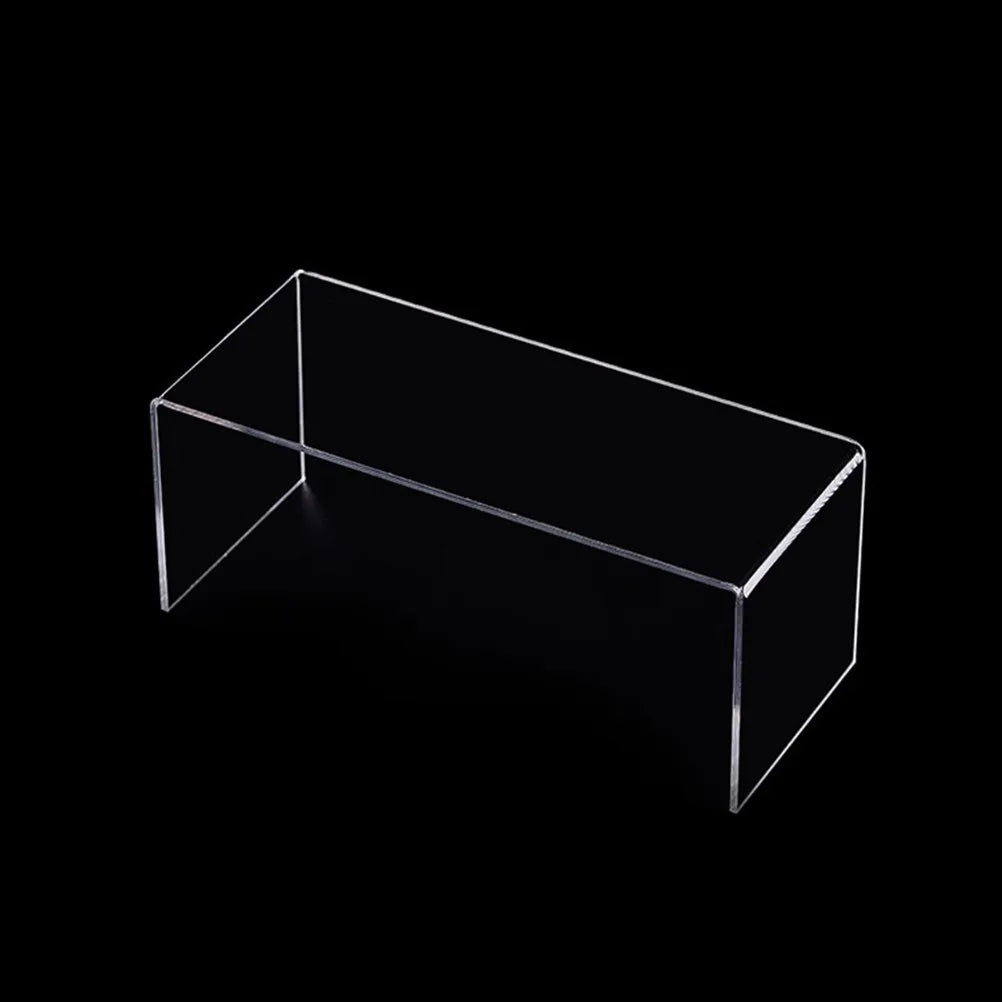 Clear Acrylic Display Risers Shoes Cosmetics Jewelry Organizers