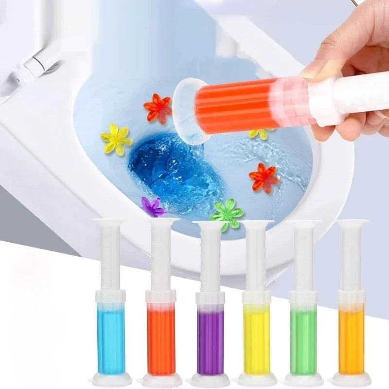 3 Toilet Cleaner Gel Flower Efficient Aromatic Deodorant Disinfection