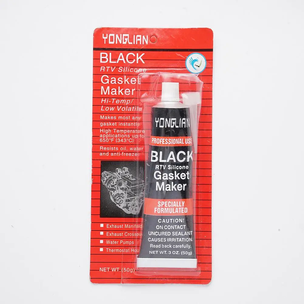 1Pcs RTV Silicone Gasket Maker Black Hi-Temp Sealant For Engines Automotive Sealant With Oil Resistance Car Accessories Zpaxo