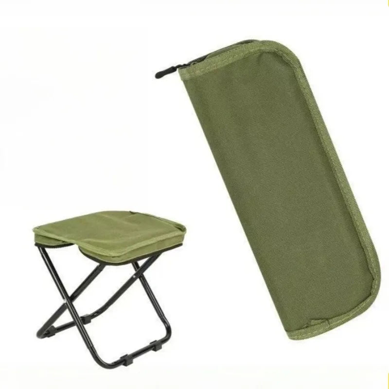 Outdoor Pencil Case Breathable Folding Chair Camping Stall Small Maga Fishing Stool Handbag Style Fishing Chair Folding Stool Zpaxo