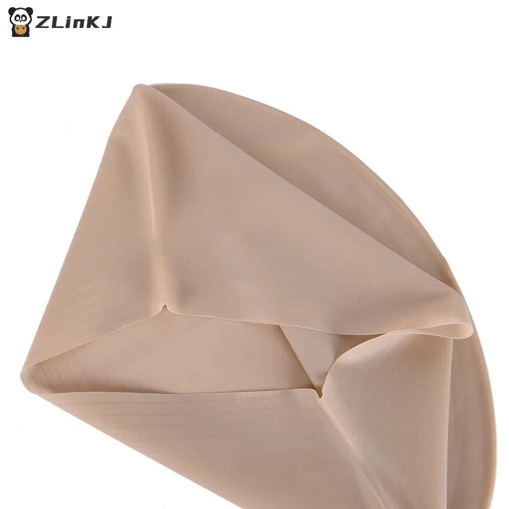 ▶1PCS Fake Latex Flesh Skin Unisex Bald Head Wig Cap Rubber Skinhead Costume Prank Zpaxo