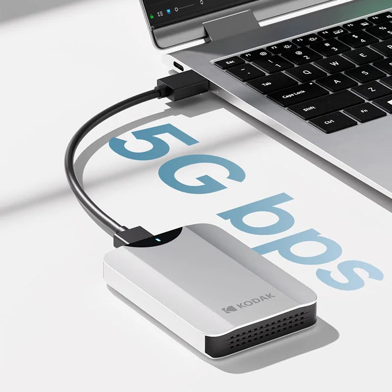 KODAK P230 Portable HDD 1TB External Hard Disk Drive 5Gbps PS4 PS5 Zpaxo