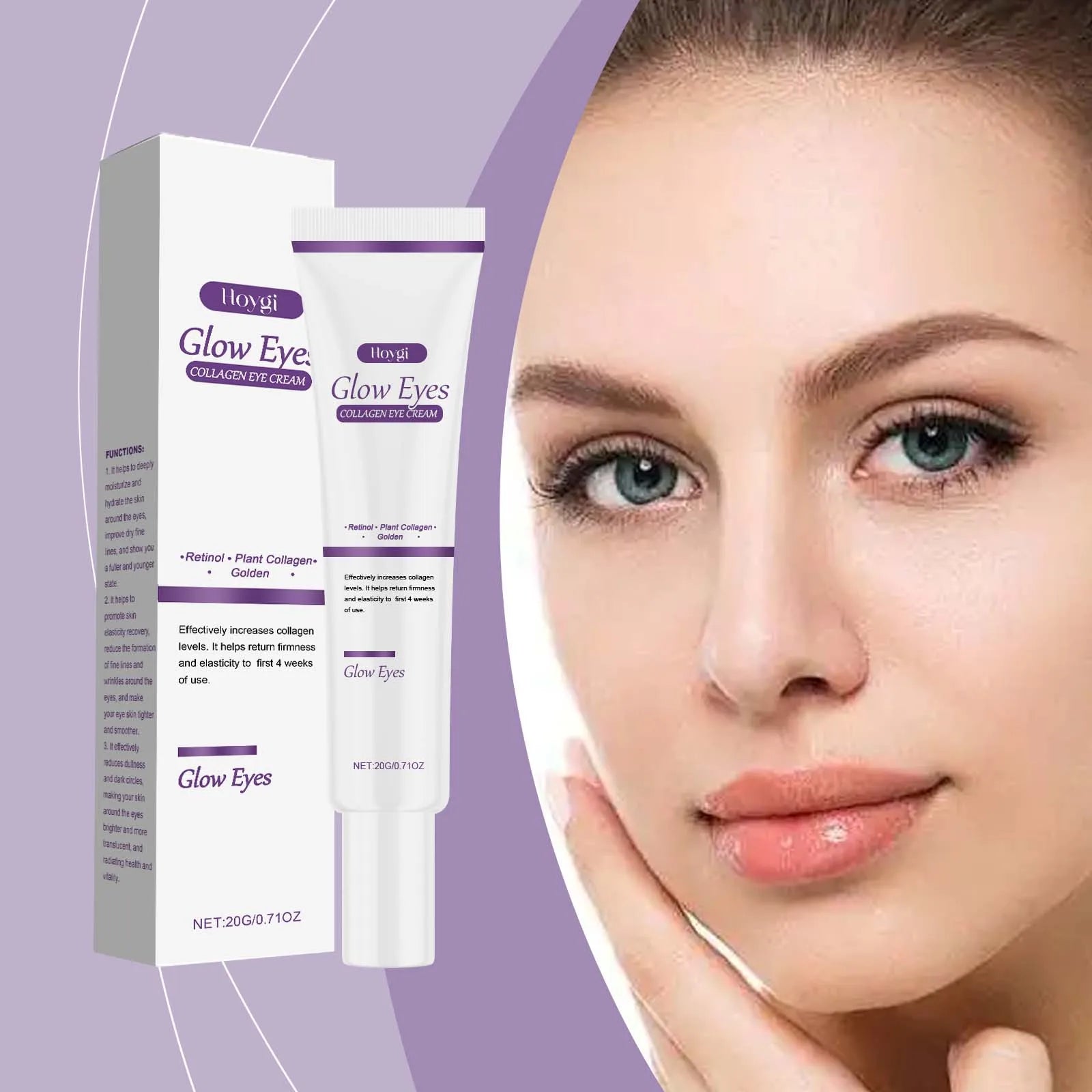 Hoygi Collagen Eye Cream – Dark Circles & Fine Lines Collagen Eye Cream Zpaxo