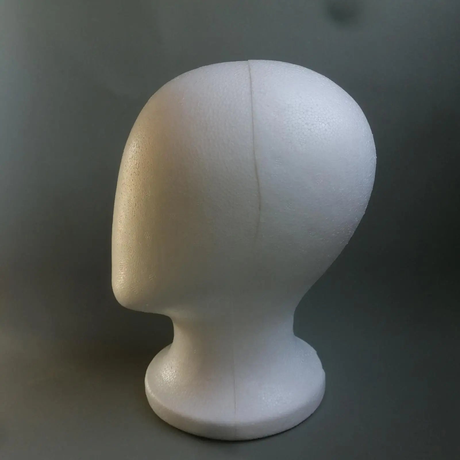 Female Styrofoam Mannequin Manikin Head Model Faceless Cosmetics Display Stand For Hair Travel Salon Hairpieces Model Hats Style Zpaxo