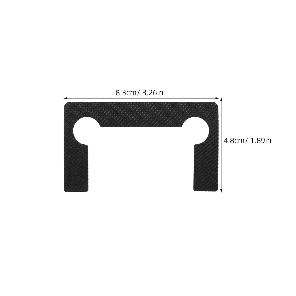 Bathroom Glass Door Clamp Pads Plastic Hinge Protectors Anti-slip