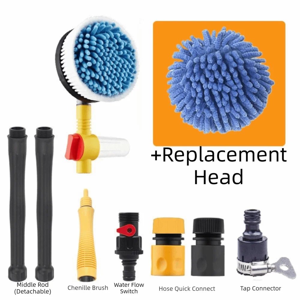 360 Degree Rotation Car Rotary Wash Brush Automatic Rotating Zpaxo