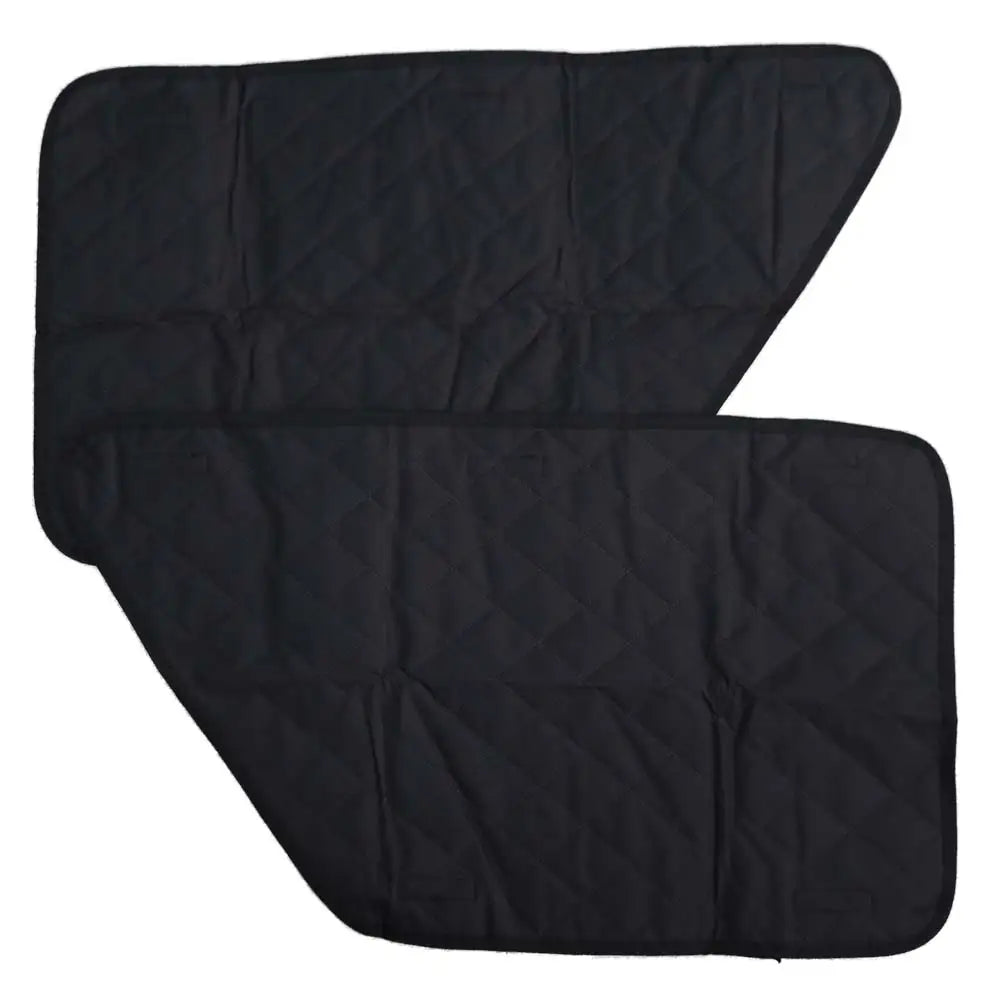 2Pcs Waterproof Dog Car Door Protector Black Oxford Vehicle Door Covers Guard Non-Slip Anti Scratch Car Door Pet Barrier Zpaxo