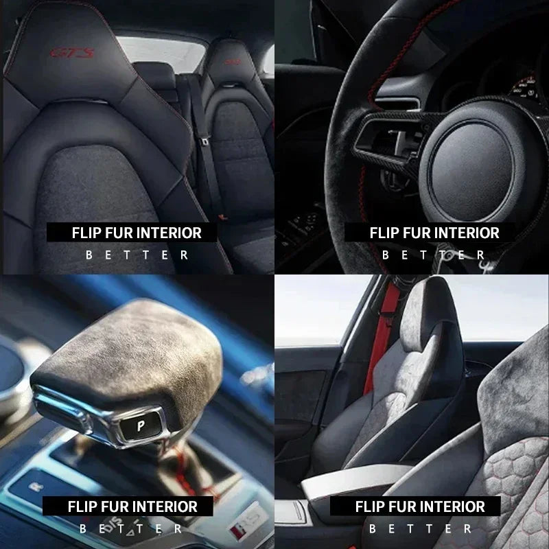 Alcan tara Gear knob Shift Stick Central Panel Cover For BMW X5 G05 X7 G07 2019 2020 2021 2022 2023 Car Trim Upgarde Accessories Zpaxo