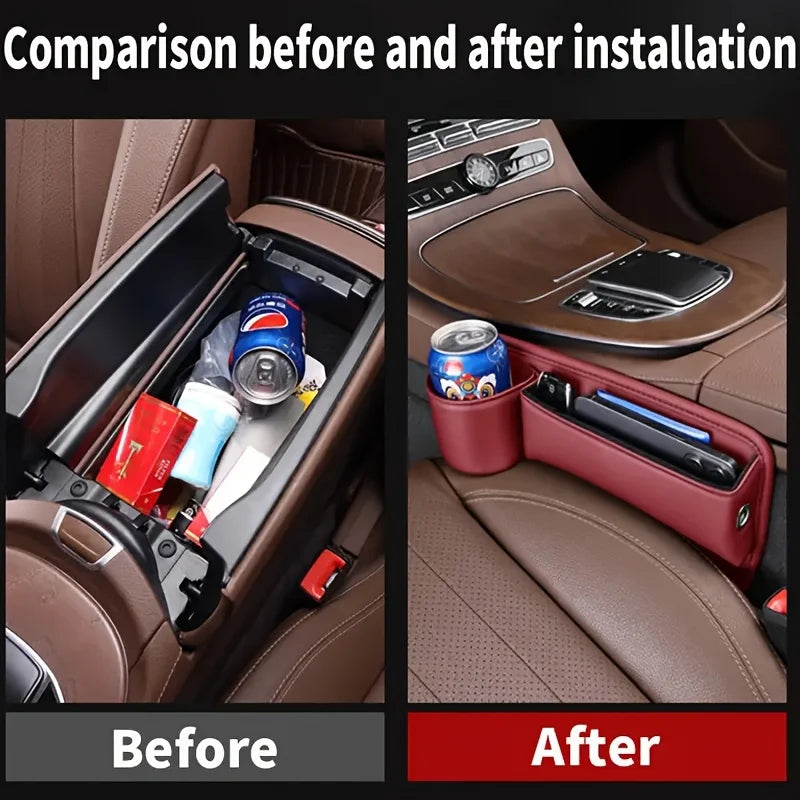 Car Seat Gap Storage Box Multifunctional Device Sorting Filling Pad Zpaxo