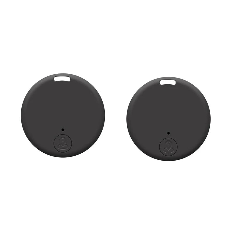 Bluetooth 5 0 Mini GPS Tracker Anti-lost Device Pet Kid Wallet Bag Zpaxo 2pcs Black