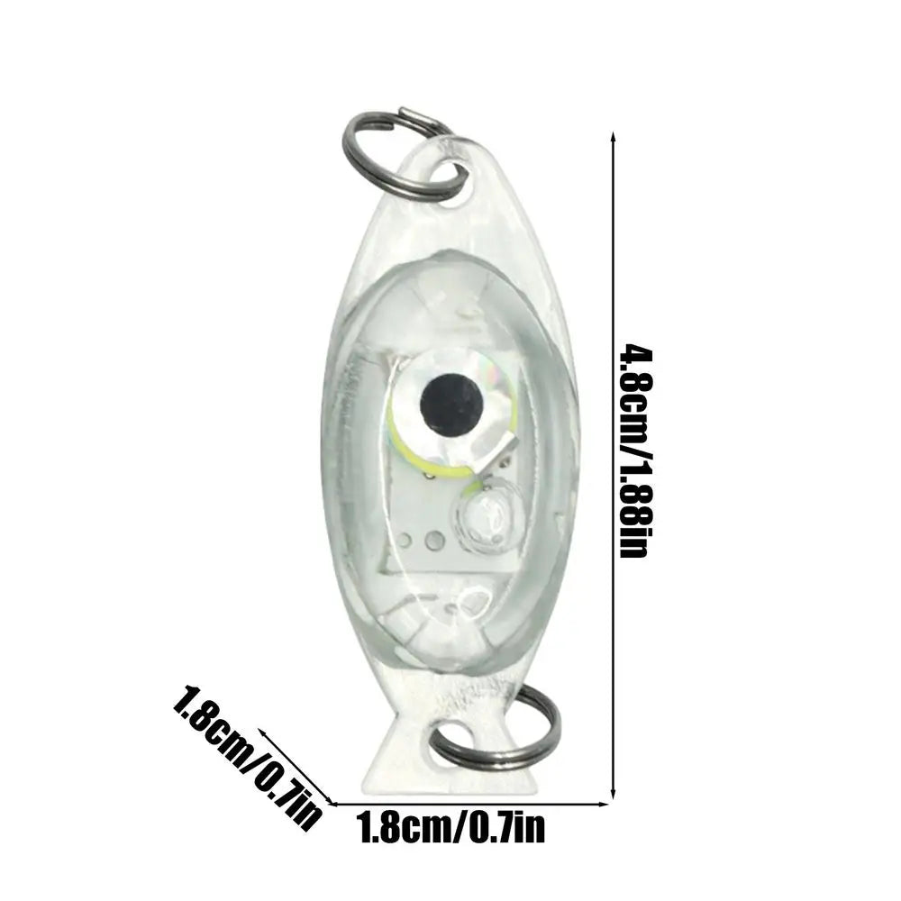 LED Fishing Lure Light Bright Waterproof Fish Eye Bait Glowing