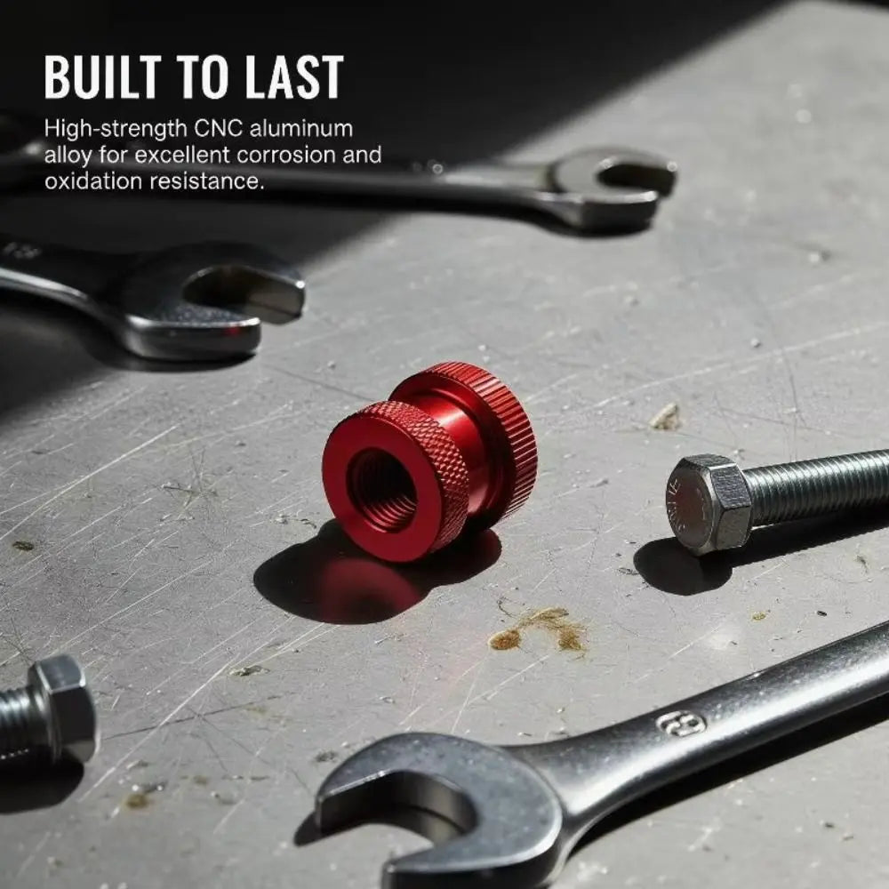 Stylish Alloy Air Filter Drain Plug Silicone Tube Aluminum Head Zpaxo