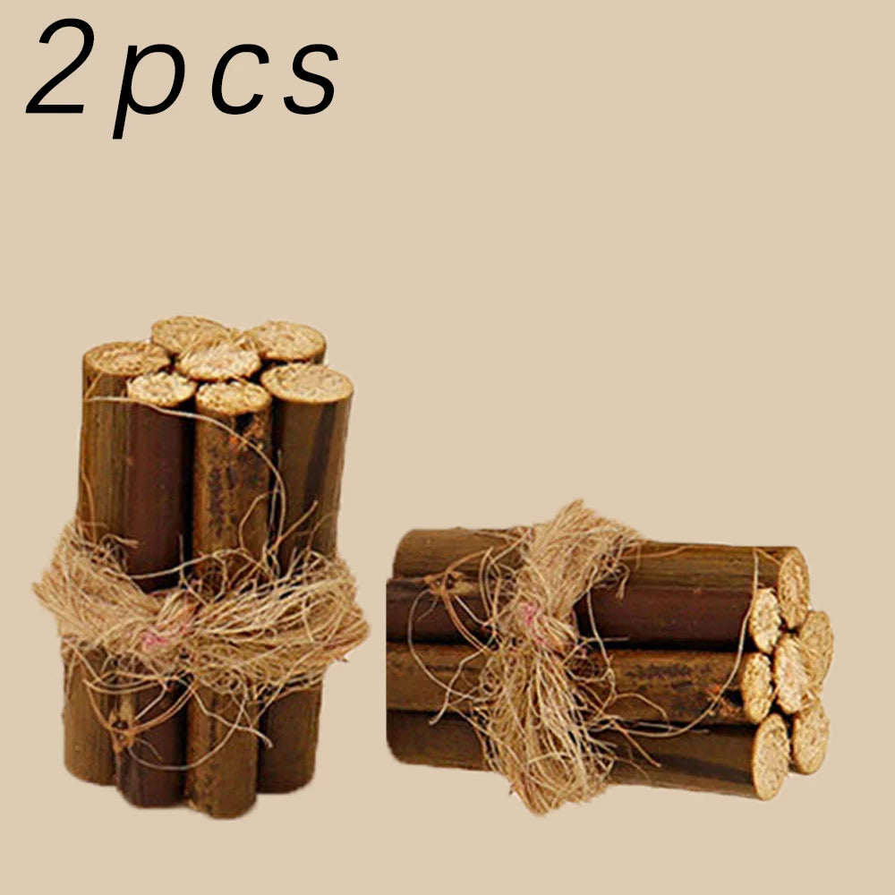 1:12 Dollhouse Miniature Bonfire Firewood Model Set | Decor