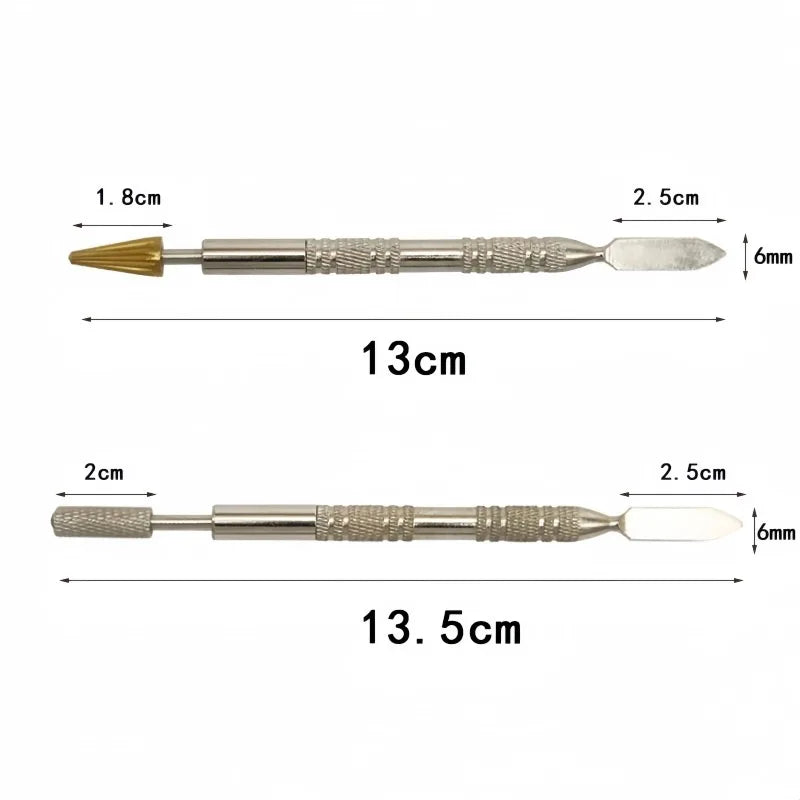 DIY Handmade Double Headed Oil Pen Multi Functional Leather Edge Dual Zpaxo