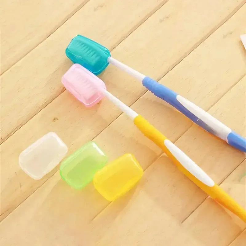 Toothbrush Head Covers – Dustproof Travel Caps | 5–30 Pack