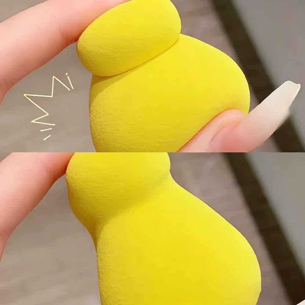 Mango Shape Soft Makeup Sponge Blender Face Beauty Cosmetic Fruit Powder Puff Expanding Water-Activated Blender Make Up Tools Zpaxo