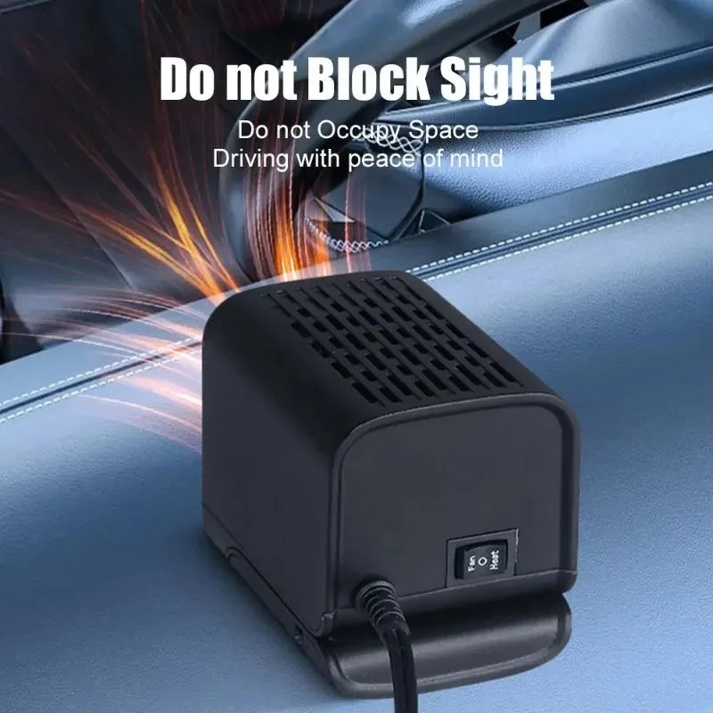12V 2-in-1 Car Heater Fan – Windshield Defogger & Defroster