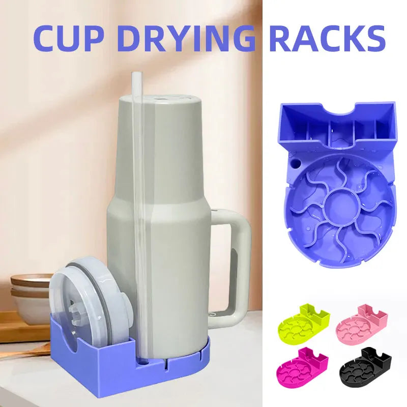 Tumbler Dry Store Rack Drying Station Cleaning Cups Storage Water Cup
