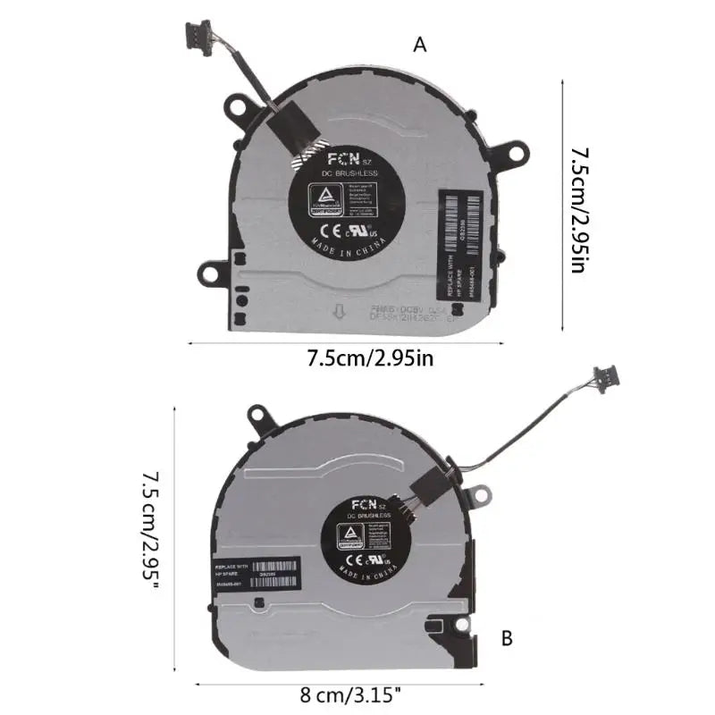 652F Laptop CPU + GPU Cooling Fan for Envy 15M-EU 15M-ES 15T-ES 15Z-EU 15-ES 15Z-EU Zpaxo