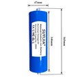 Brand New 46145 200A Large Power 3V 20AH Sodium Ion Battery Grade A Rechargeable LTR Battery for Solar Energy Storage UAV Zpaxo 1PCS 3V